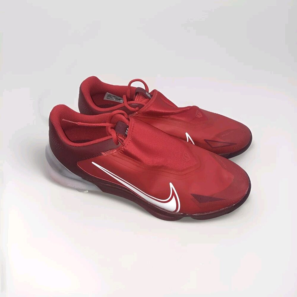 Nike Force Zoom Trout 8 Pro Red Metal Baseball Cleats CZ5915-616 Men's‎ Sz 12
